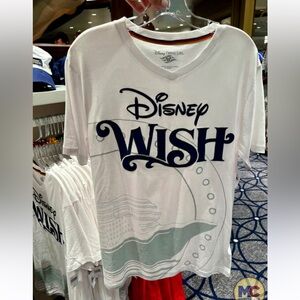 2022 Disney Cruise Line DCL Disney Wish Short Sleeve Shirt M